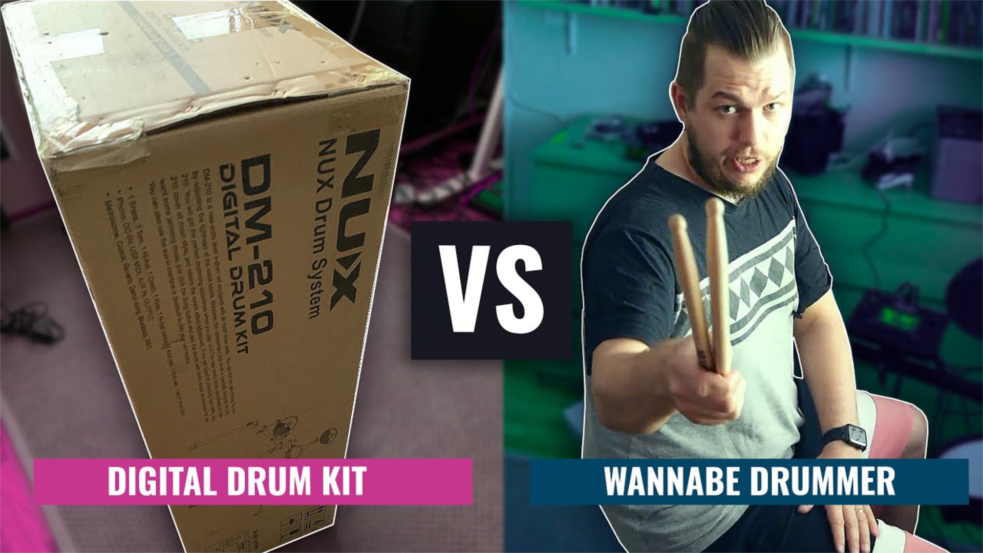 NUX DM-210 Electronic Drum Kit Review & Unboxing