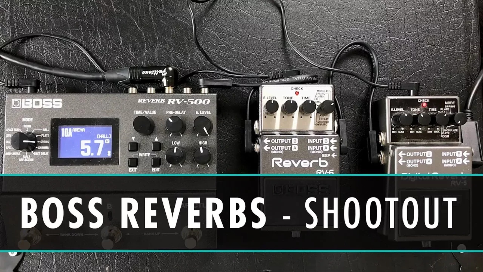 BOSS RV-5 vs RV-6 vs RV-500 – Three Generations of BOSS Reverb