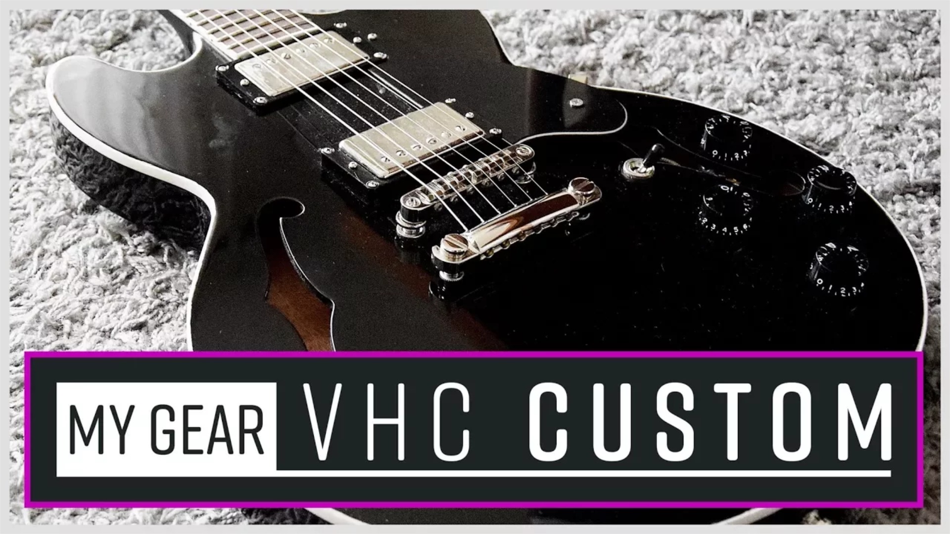 DIY Semi Hollow Guitar Build – My Black Humbucker Guitar
